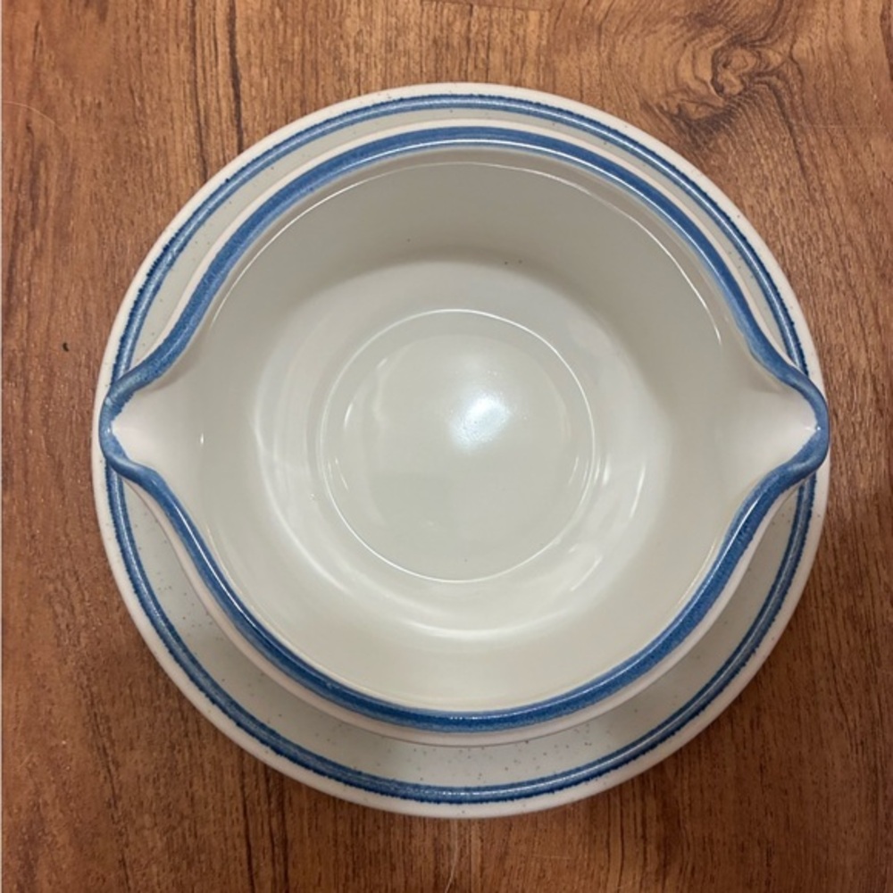 Mikasa CordonBleu CG500 Double Spout Cream Soup Bowl/UnderplateReplacement Japan